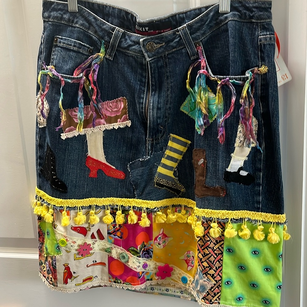 Art to wear denim skirt